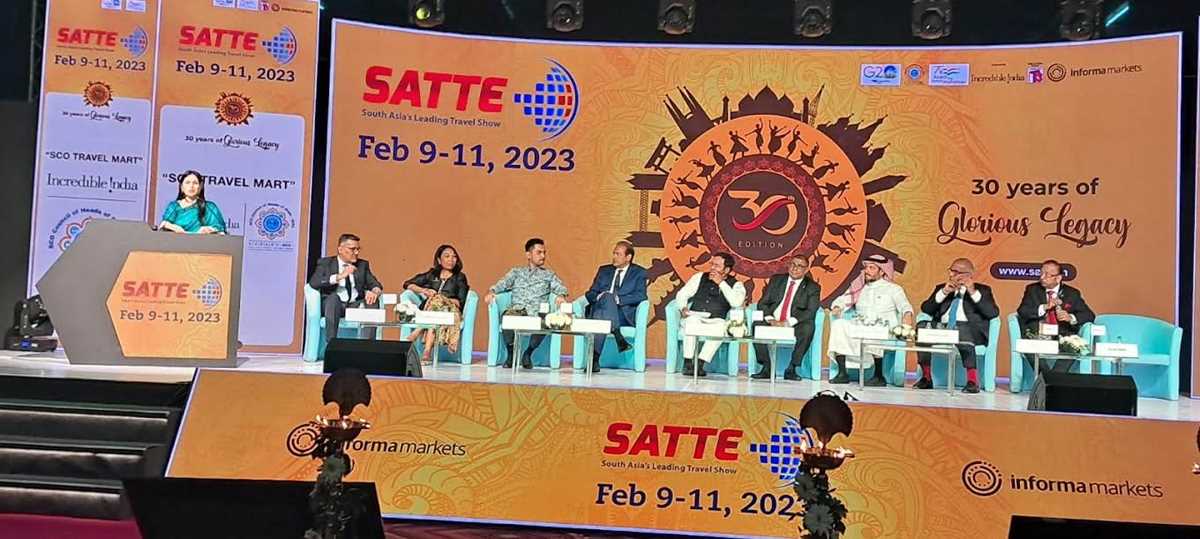 केन्द्रीय पर्यटन मंत्री जी. किशन रेड्डी ने किया साउथ एशिया ट्रैवेल एण्ड टूरिज्म एक्सचेन्ज का उद्घाटन केन्द्रीय पर्यटन मंत्री जी. किशन रेड्डी ने किया साउथ एशिया ट्रैवेल एण्ड टूरिज्म एक्सचेन्ज का उद्घाटन